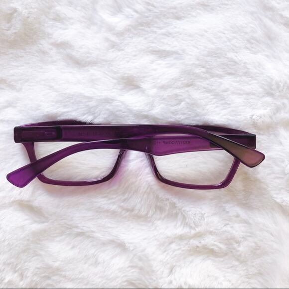 Ashley Purple Pattern Reader Blue Light Glasses - Picture 9 of 11